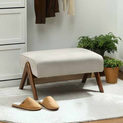 Homcom Reposapié Beige 69 x 47 x 36 cm 1