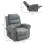 Homcom Sillón Elevador Gris 90 x 91 x 106 cm 6