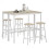 Homcom Conjunto de Bar Blanco 105 x 40 x 90 cm 1
