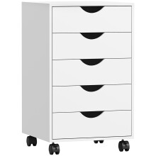 Cajonera de Oficina Blanco 40 x 40 x 67 cm