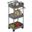 Homcom Carrito de Cocina Gris 42 x 42.5 x 76 cm 1