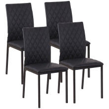 Sillas de Comedor Negro 41 x 50 x 91 cm