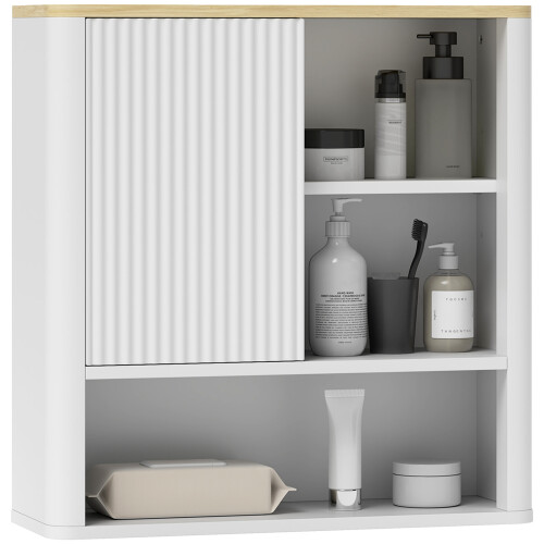 Homcom Armario de Pared Blanco 60 x 20 x 62 cm