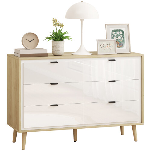 Homcom Cómoda Blanco 110 x 40 x 75 cm