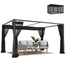 Pérgola Gris 397 x 297 x 225 cm