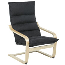 Sillón de Salón Negro 67 x 83 x 105 cm