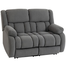 Sillón Reclinable Manual Gris 145 x 100 x 102 cm