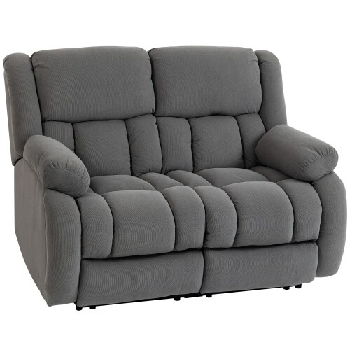 Homcom Sillón Reclinable Manual Gris 145 x 100 x 102 cm