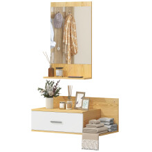 Muebles de Recibidor Marrón 80 x 39.5 x 33.5 cm