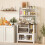 Homcom Alacena de Cocina Blanco 80 x 40 x 152 cm 5