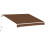 Outsunny Toldo Manual Retráctil marrón 295 x 245 x 151.5 cm 1