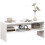 Homcom Mesa de Centro Blanco 100 x 40 x 41.5 cm 1
