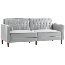 Sofá Cama Gris 189 x 80.5 x 78.5 cm