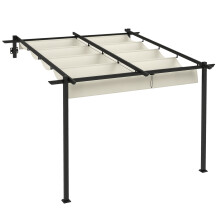 Pérgola Beige 297 x 297 x 230 cm