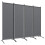 Outsunny Separador de Ambiente Gris 221 x 50 x 172 cm 1