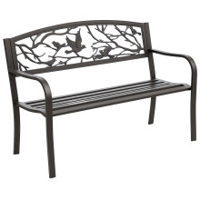 Banco de Jardín Marrón 127 x 60 x 85 cm