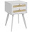 Homcom Mesilla de Noche Blanco 40 x 40 x 60 cm 1