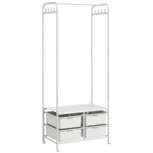 Perchero con Zapatero Blanco 63 x 37 x 153 cm