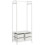 Homcom Perchero con Zapatero Blanco 63 x 37 x 153 cm 1