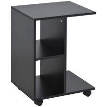 Mesa Auxiliar Negro 45 x 35 x 58 cm