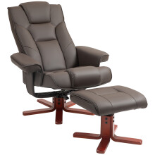 Sillón Reclinable Marrón 83 x 78 x 105 cm