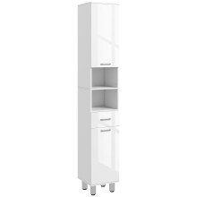 Mueble Auxiliar Baño Blanco 30 x 30 x 180 cm