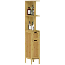 Columna de Baño Marrón 18 x 30 x 120 cm