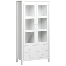 Vitrina de Salón Blanco 80 x 40 x 160 cm