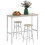 Homcom Conjunto de Bar Bicolor 105 x 40 x 90 cm 1