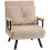 Homcom Sofá Cama Individual Beige 63 x 73 x 81 cm 1
