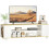 Homcom Mueble de TV Blanco 120 x 40 x 38.5 cm 1