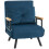Homcom Sofá Cama Individual Azul 63 x 73 x 81 cm 1