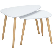 Mesas Auxiliare Blanco 59.5 x 39.5 x 45 cm