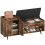 Homcom Banco Zapatero Marrón 127 x 35 x 59 cm 1