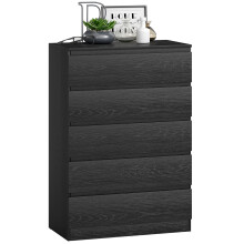 Cómoda Negro 77 x 40 x 111.5 cm
