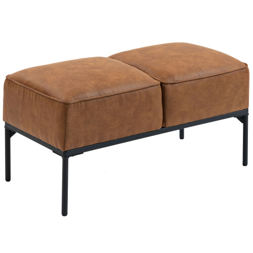 Homcom Banco de Cama Marrón 80 x 40 x 46 cm