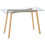 Homcom Mesa de Comedor Bicolor 120 x 60 x 76 cm 1