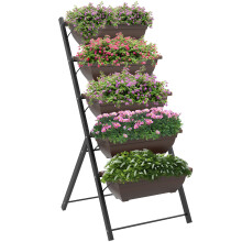 Soporte para Planta Negro 55 x 63 x 120 cm