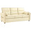 Homcom Sofá 3 Plaza Beige 190 x 83 x 90 cm 1