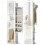 Homcom Armario Joyero Blanco 38.5 x 38.5 x 172.5 cm 1