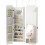 Homcom Armario Joyero Blanco 37 x 10 x 120 cm 1
