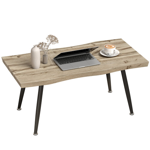 Homcom Mesa de Centro Marrón 100 x 50 x 45 cm