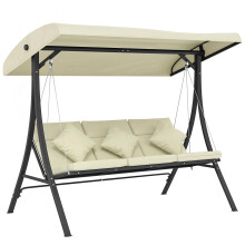 Columpio de Jardín Beige 202 x 115 x 168 cm