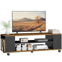 Mueble de TV Negro 120 x 40 x 38,5 cm