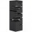 Homcom Paragüero Negro 15.5 x 15.5 x 49 cm 1