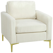 Butaca de Salón Beige 81 x 77 x 81 cm
