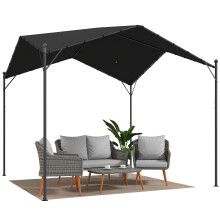 Pérgola Gris 300 x 300 x 280 cm
