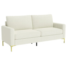 Sofá de 3 Plaza Beige 181 x 77 x 82 cm