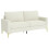 Homcom Sofá de 3 Plaza Beige 181 x 77 x 82 cm 1
