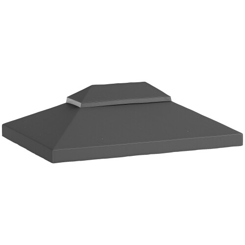 Outsunny Techo de Repuesto Gris 400 x 300 cm